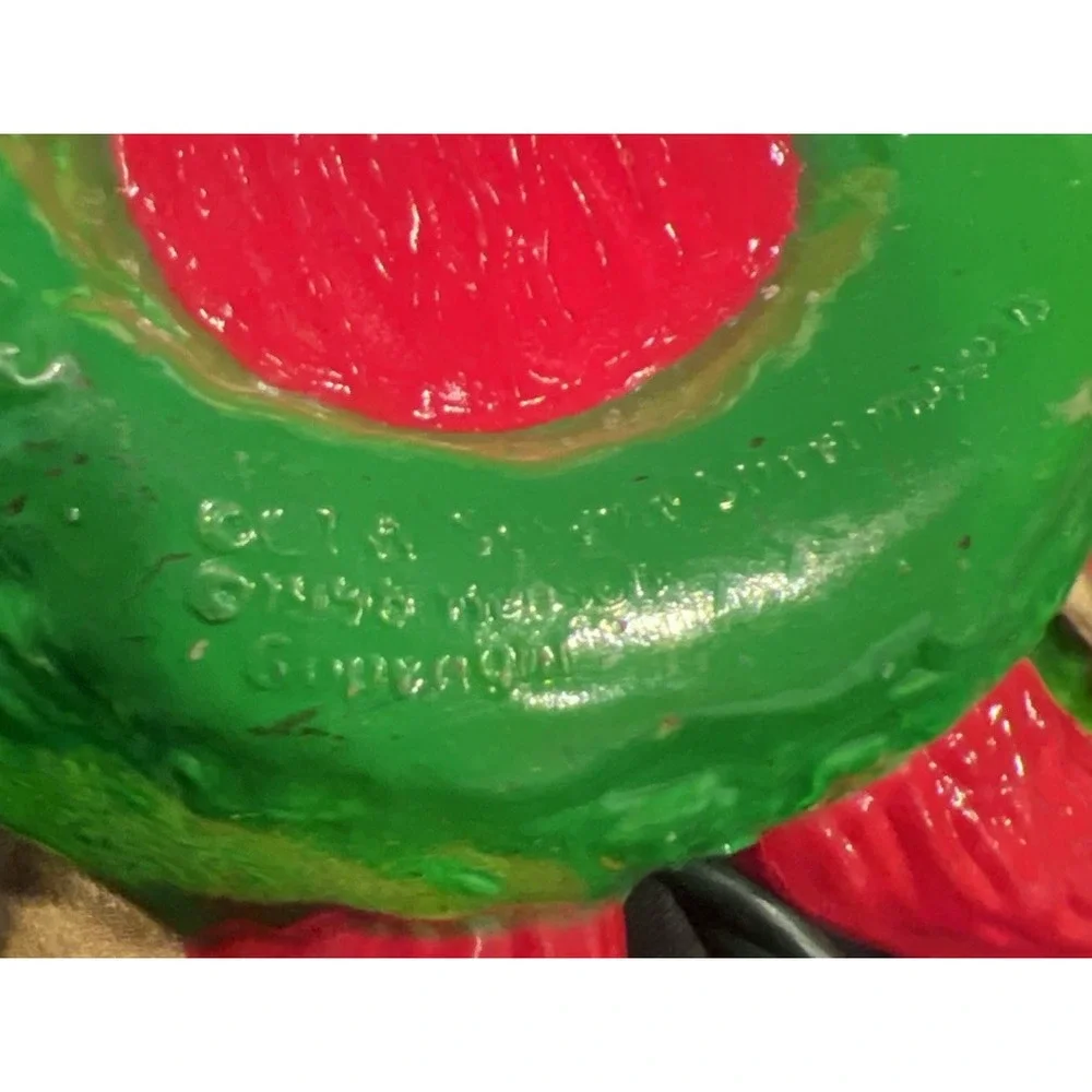 Vtg Sesame Street Elmo 1998 Henson Muppets Christmas String Lights Blow Mold 12'