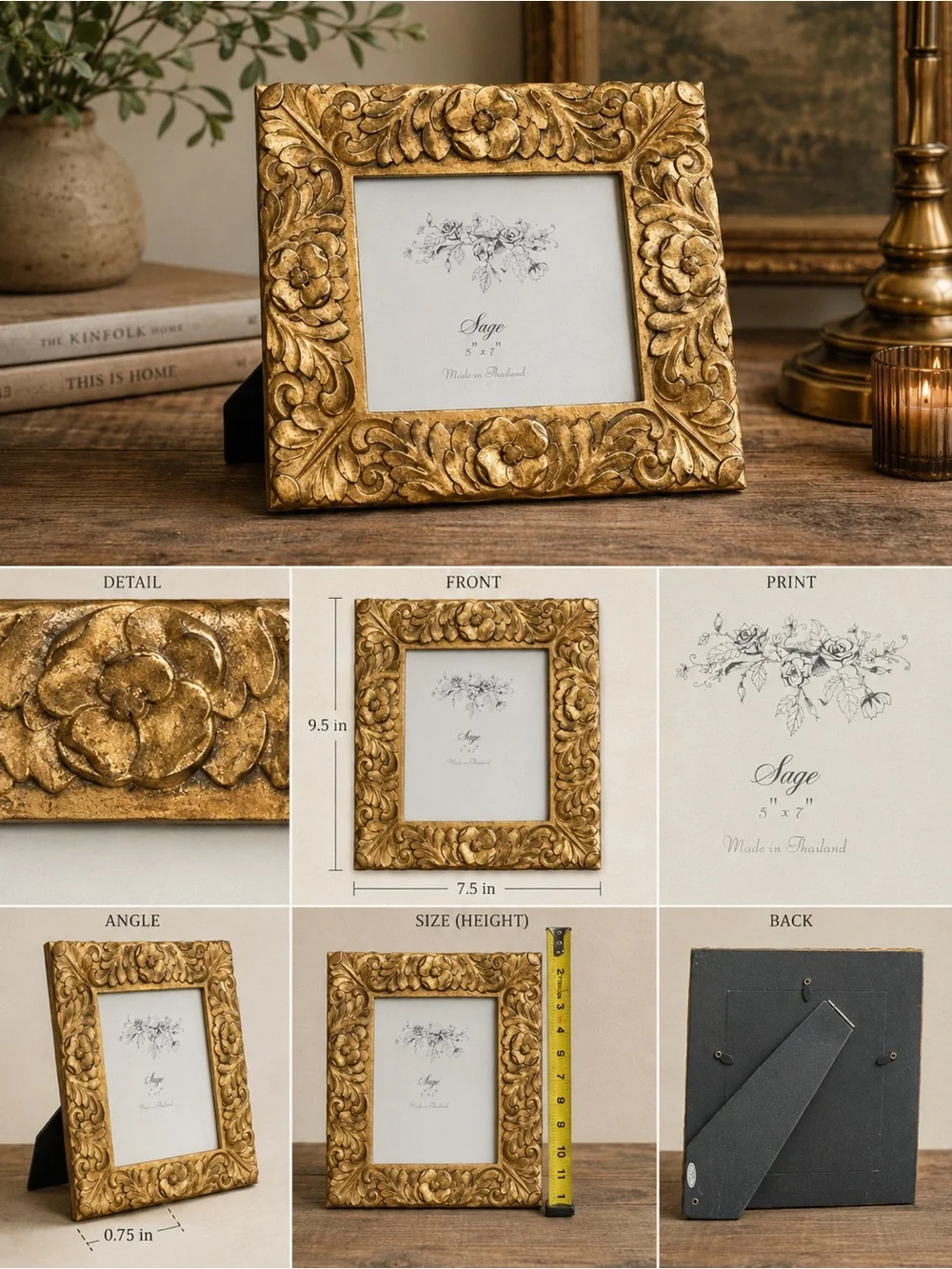 Sage beautiful ornate
