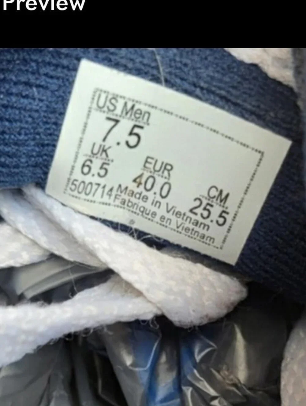 Vans men size