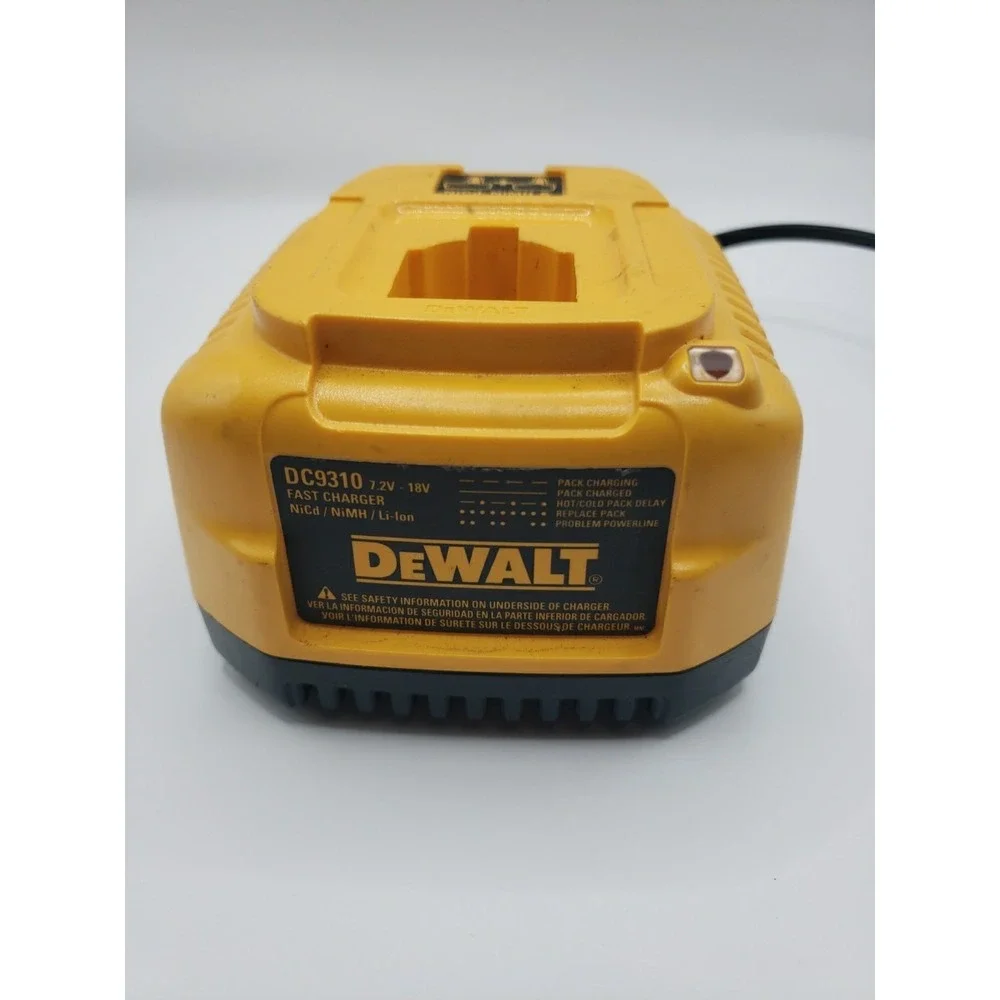 DEWALT DC9310 7.2V - 18V FAST BATTERY CHARGER NiCd NiMH Li-Ion Multi Chemistry