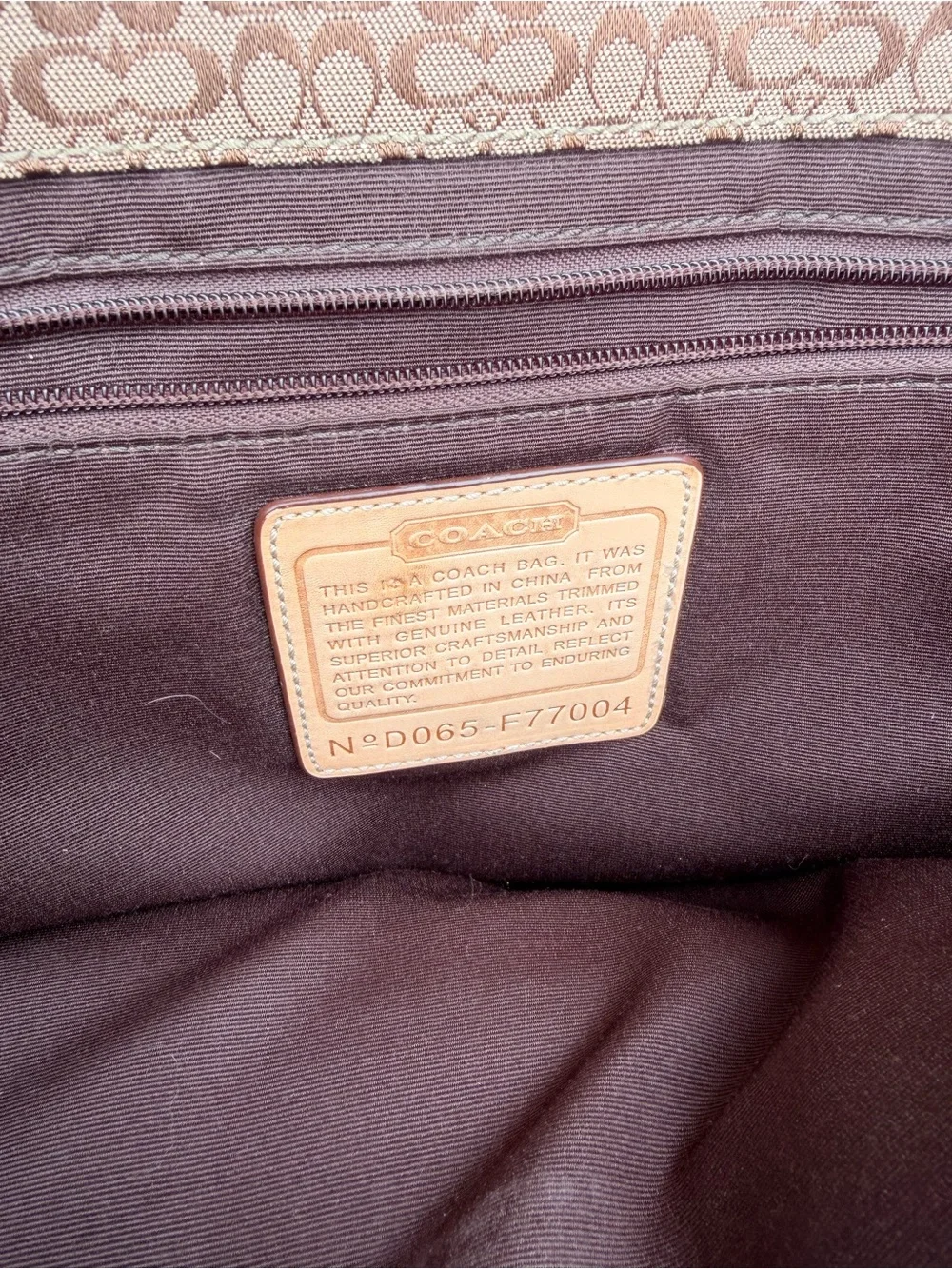 Coach messenger bag
