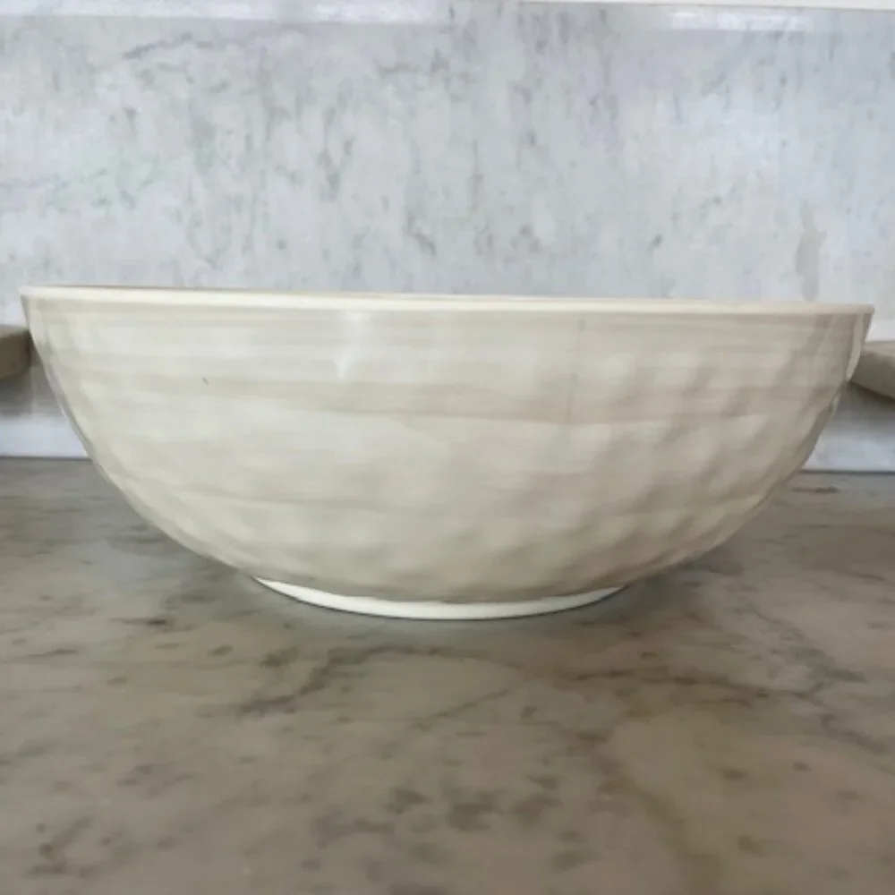 TOMMY BAHAMA Cream Swirl Melamine Serving Bowl 11