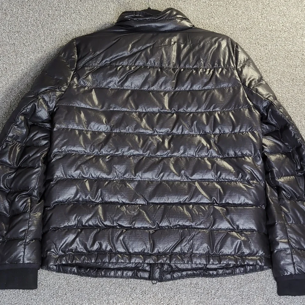 J. Crew Down Quilted Puffer Jacket Size Medium in Black