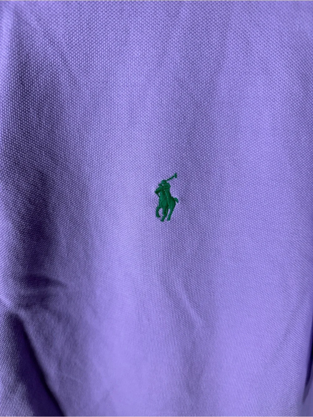 Polo Ralph Lauren Polo Shirt Mens XXL Purple Cotton Pony Logo Slim Fit Golf