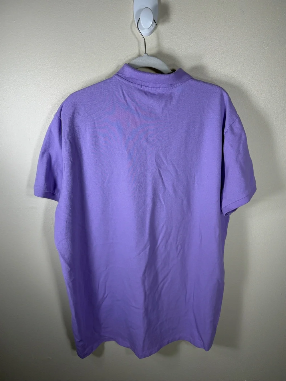 Polo Ralph Lauren Polo Shirt Mens XXL Purple Cotton Pony Logo Slim Fit Golf