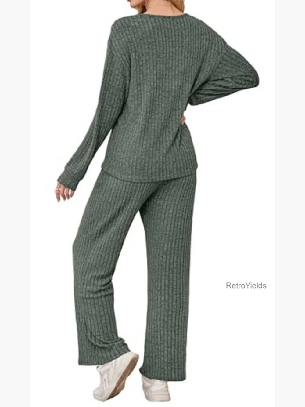 Women's Lounge Set Matching Tracksuit Sweater Pant Set S-2XL