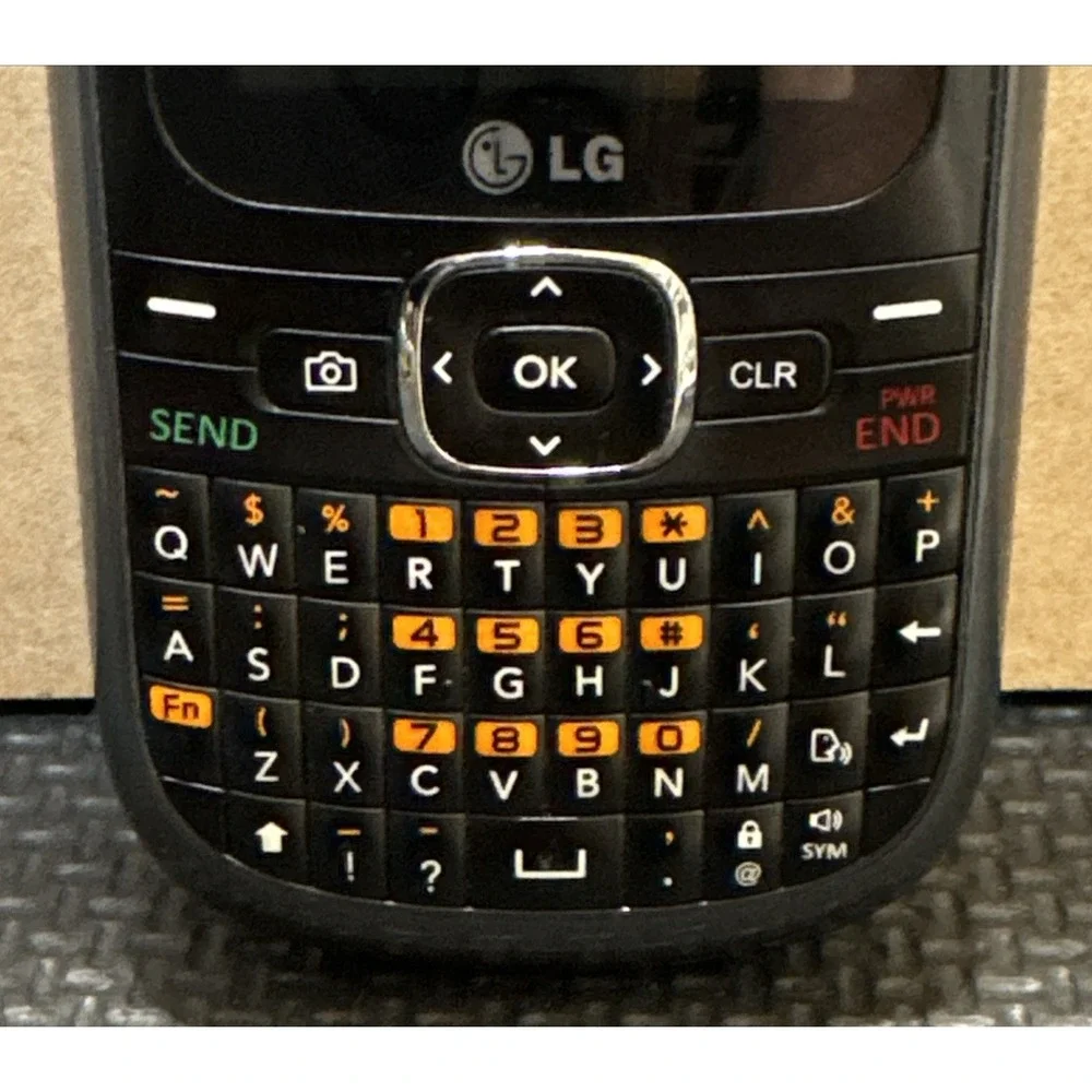 LG AN200 Saber Vintage Gray QWERTY Keyboard Phone for Collectors