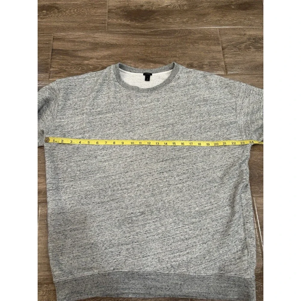 J. Crew‎ Men’s Gray Sweatshirt Size M Cotton Blend Casual