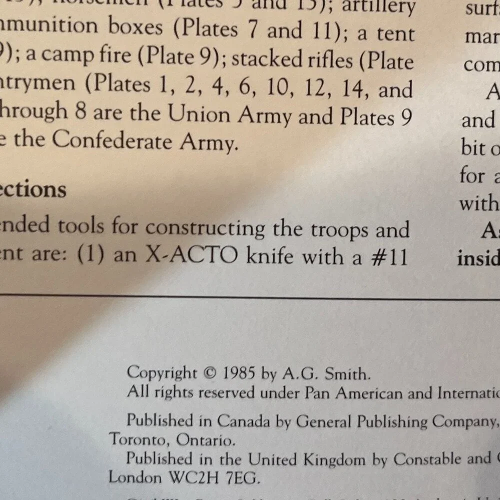Civil War Paper Soldiers – 100 Union‎ & Confederate Soldiers – Dover 1985 – New