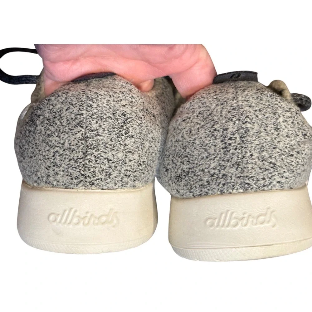 Allbirds Wool‎ Runners Womens Size 9 Grey Knit Lace Up Sneakers Shoes