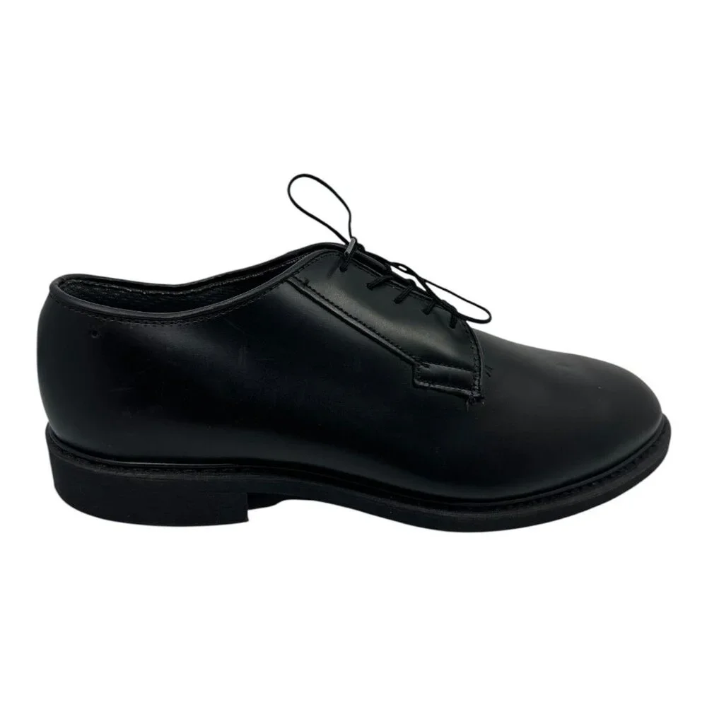 Bates Men's Oxford Dress Shoes Size‎ 11D Black Leather Vibram Sole New Old Stock
