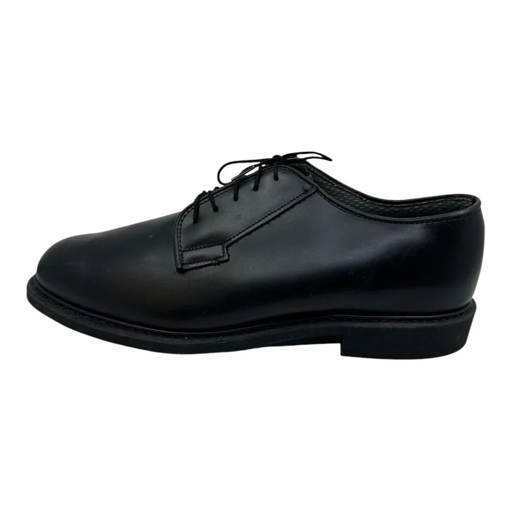 Bates Men's Oxford Dress Shoes Size‎ 11D Black Leather Vibram Sole New Old Stock