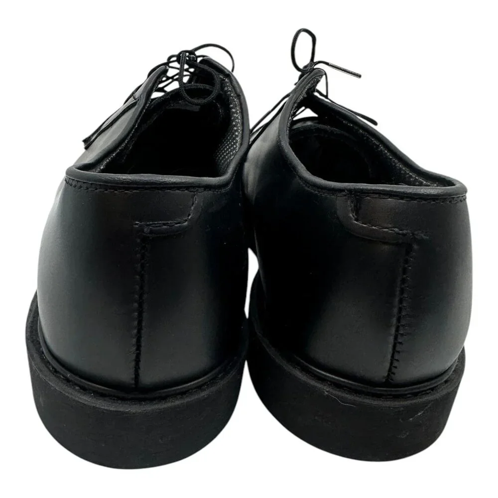 Bates Men's Oxford Dress Shoes Size‎ 11D Black Leather Vibram Sole New Old Stock