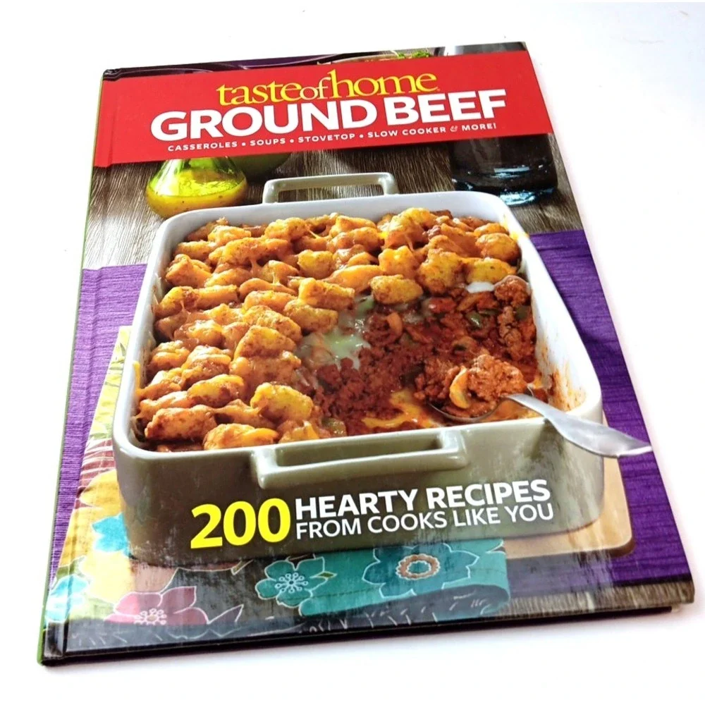 Taste Of Home Ground Beef Casseroles Slow Cooker Potluck Burgers Soups Hardcover