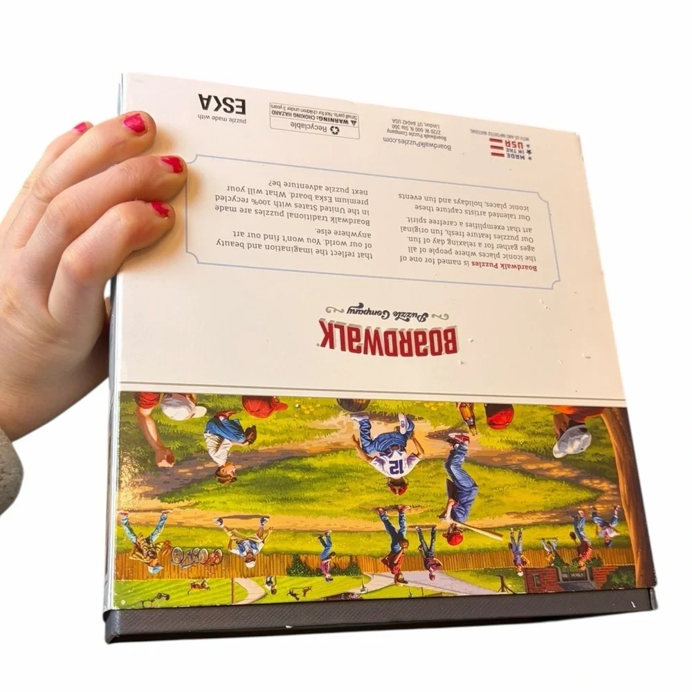Up at Bat by Boardwalk - Jigsaw Puzzle