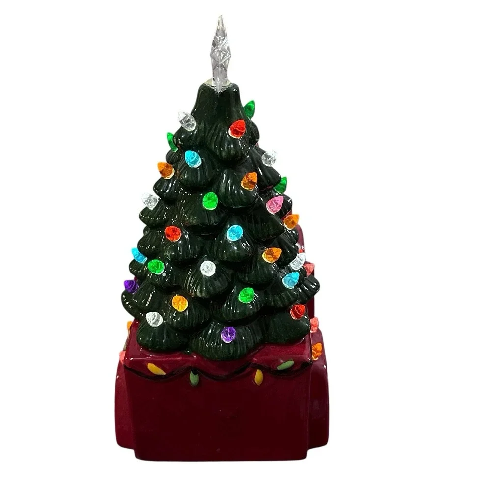 Mr Christmas ceramic santa