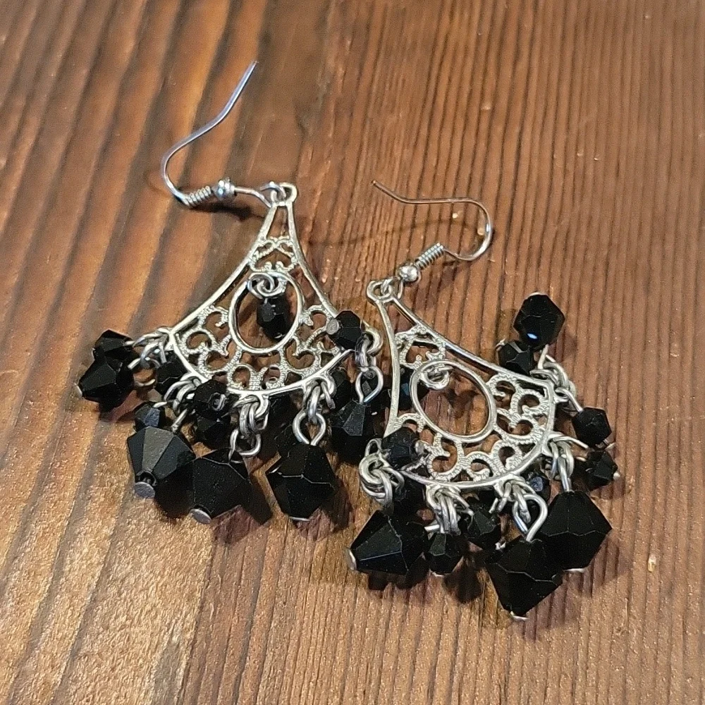 Source Unknown black beaded