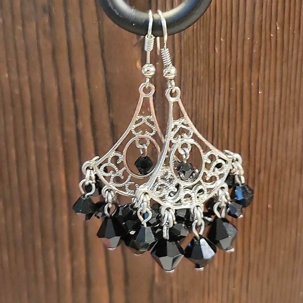 Source Unknown black beaded