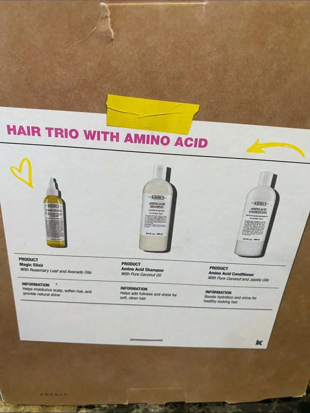 Kiehls new box