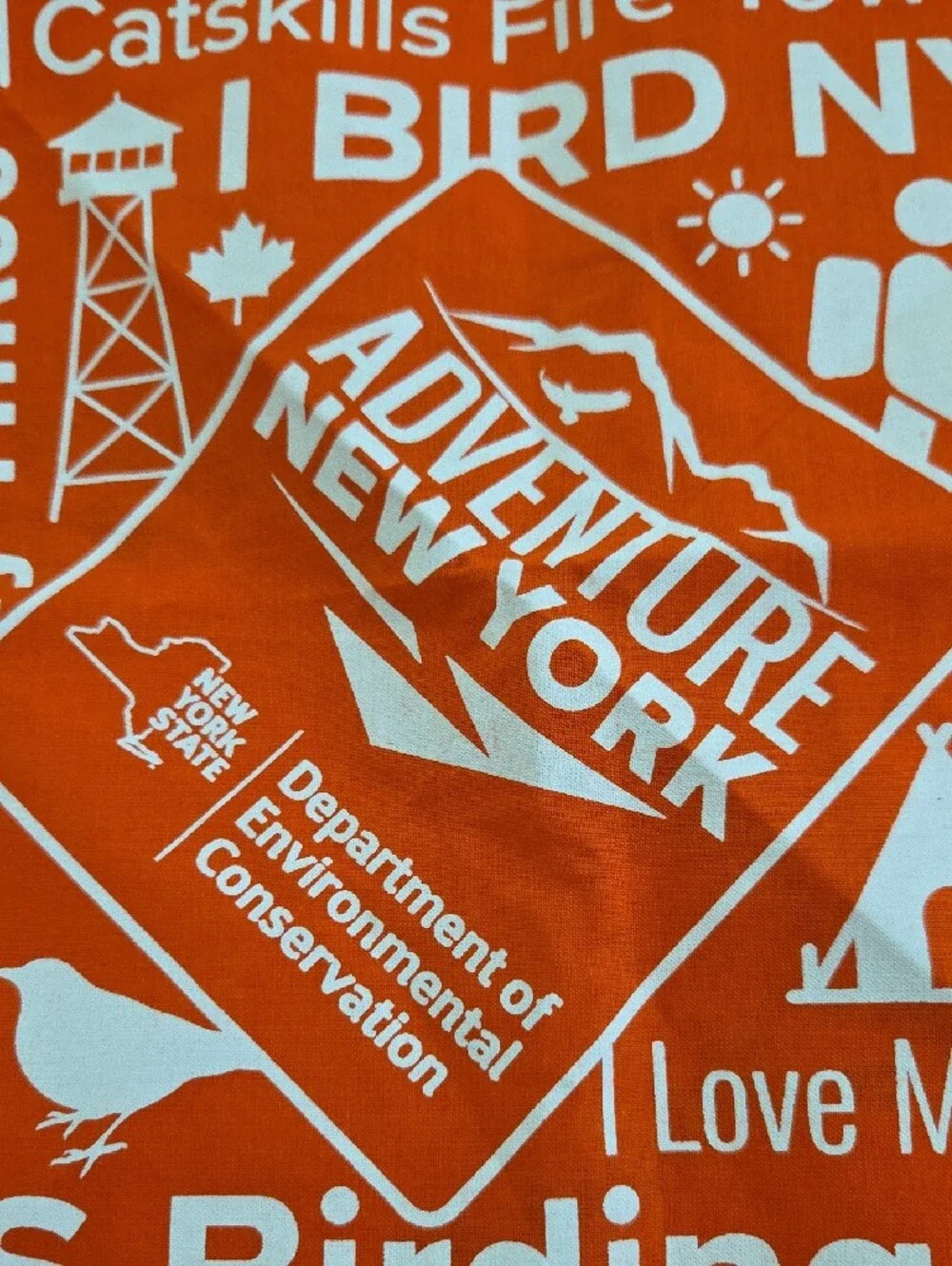 N/A orange bandana