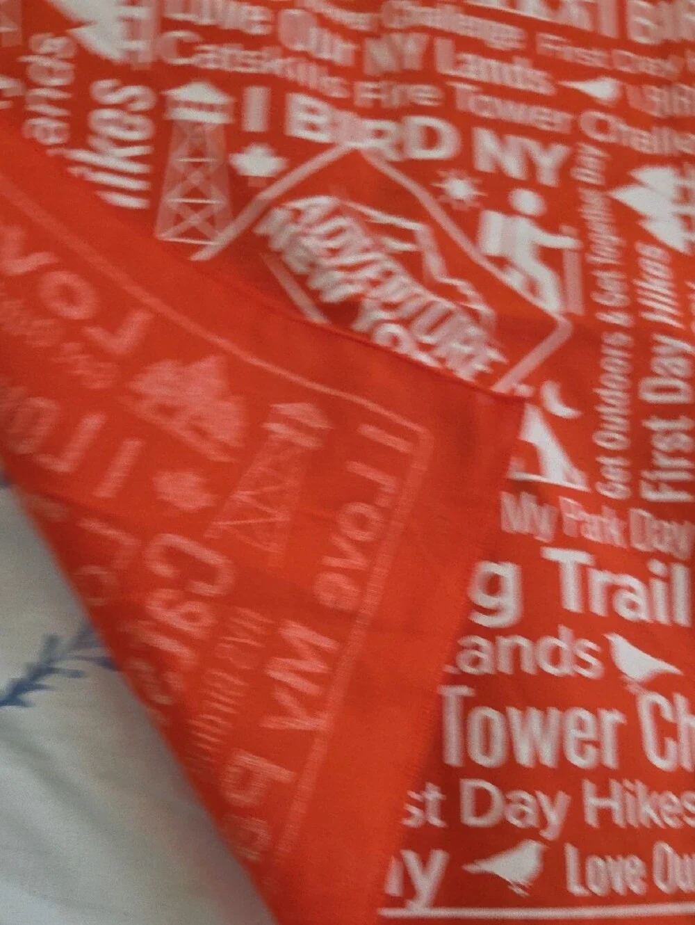 N/A orange bandana