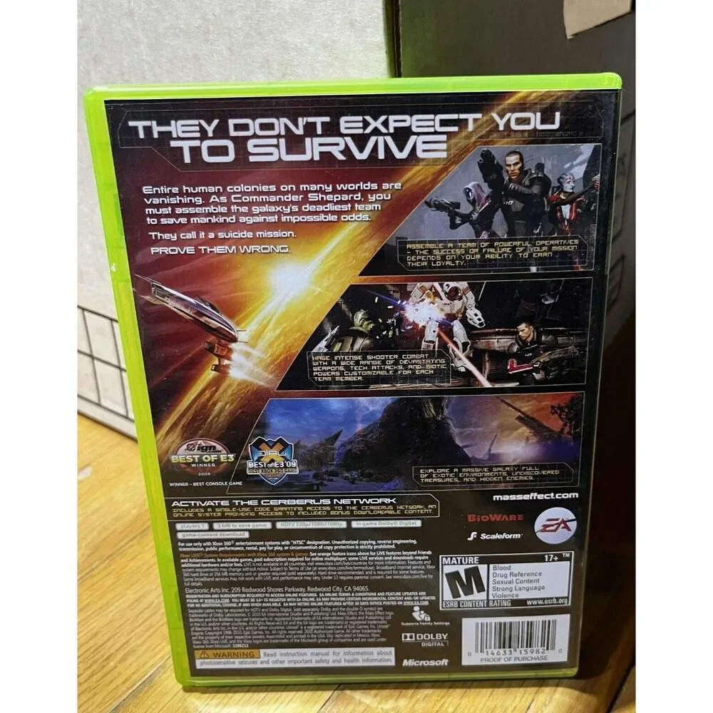 Mass Effect 2 - Xbox 360 Complete CIB One Owner