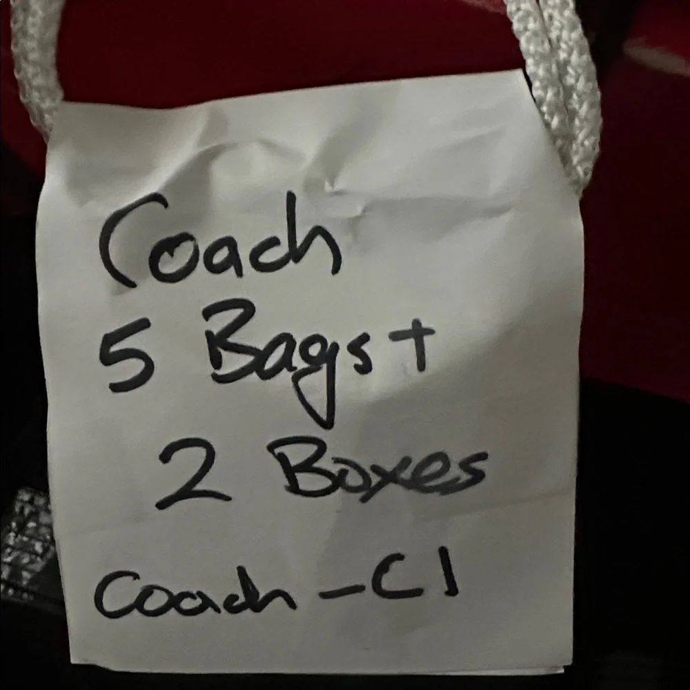 Coach gift bags