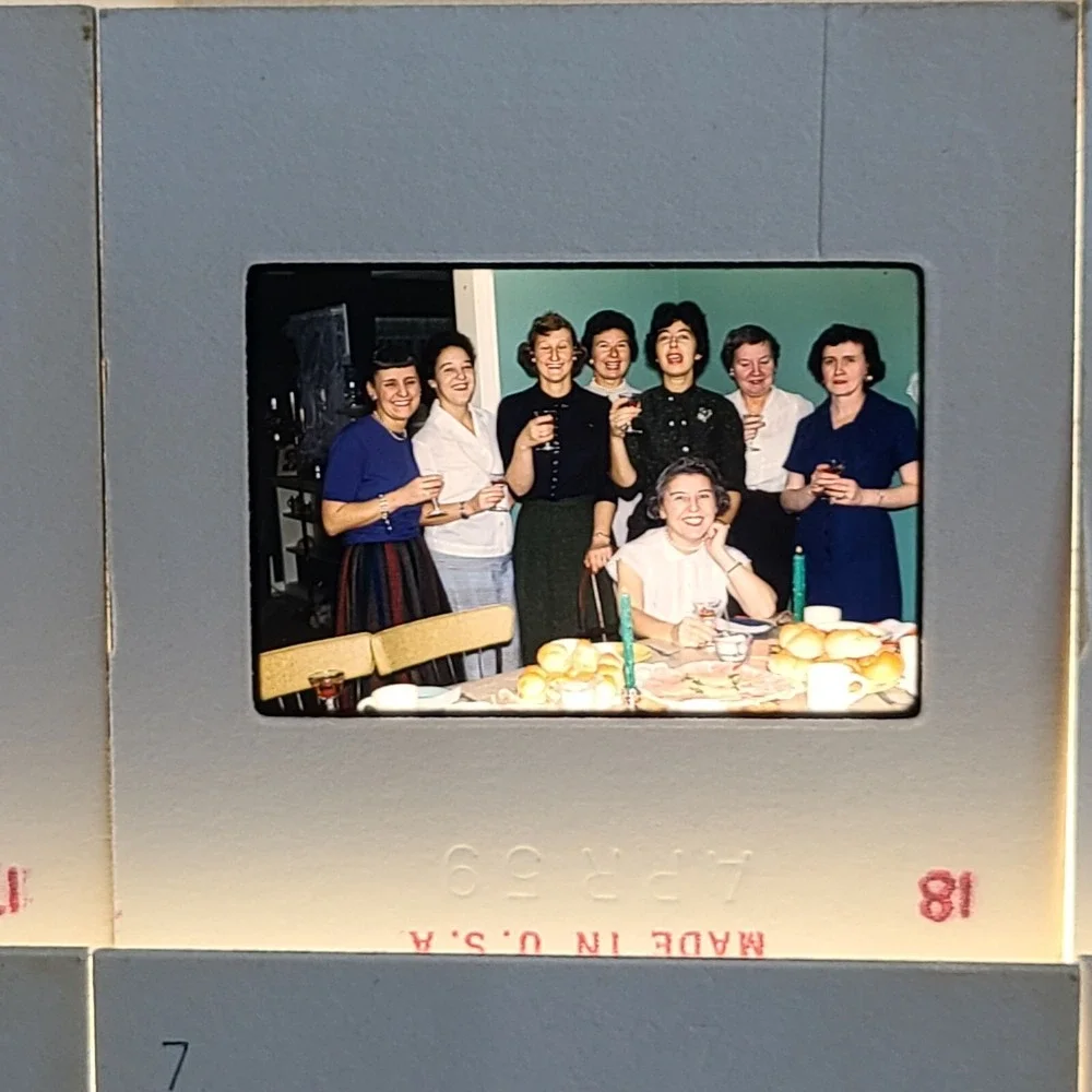 Lot of 30 Slides‎ Party Christmas People Gatherings 1968