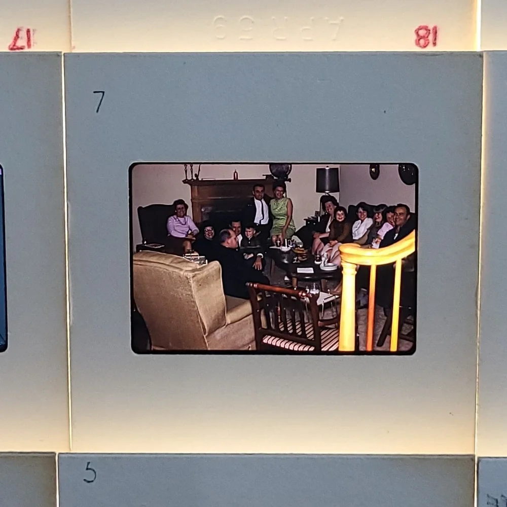 Lot of 30 Slides‎ Party Christmas People Gatherings 1968