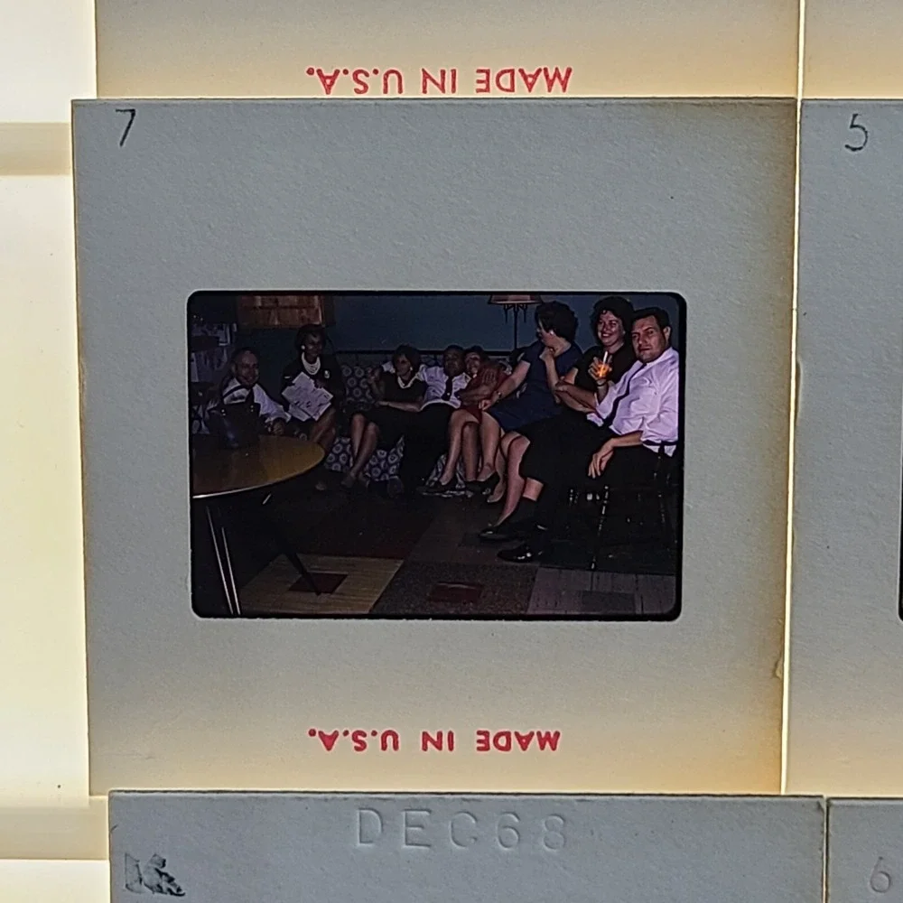 Lot of 30 Slides‎ Party Christmas People Gatherings 1968