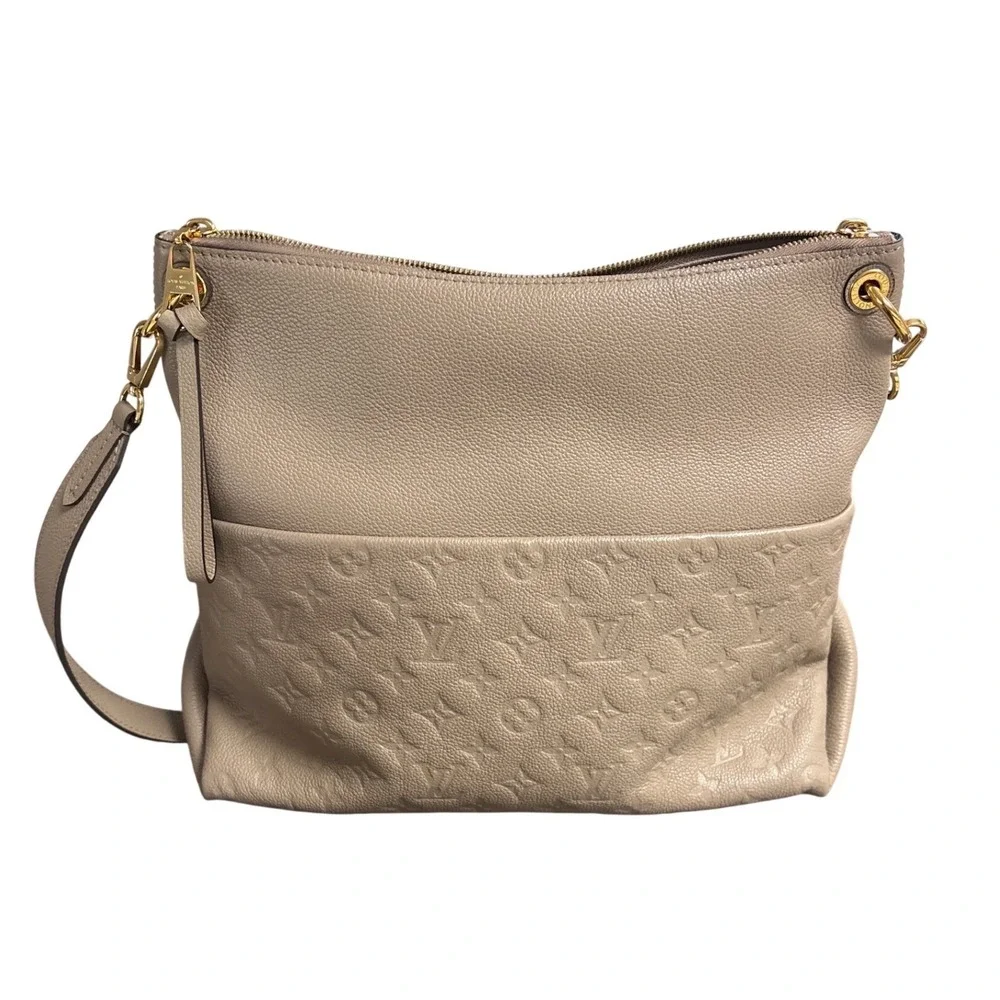 Louis Vuitton Maida Hobo MM Empreinte Leather Tourterelle (Turtle Dove/Taupe)