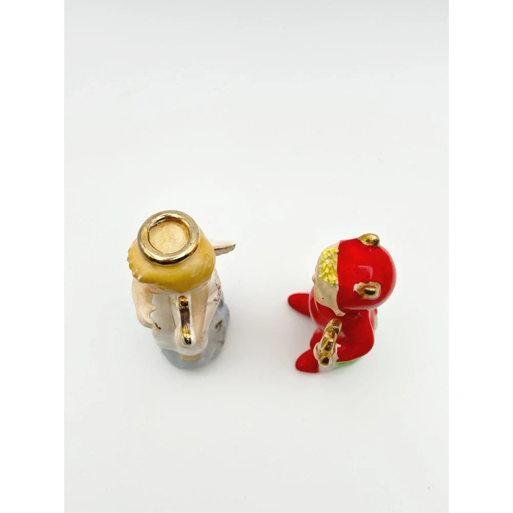 Vintage Angel and Devil Salt and Pepper Shakers Artmark Japan 1950s Kitsch