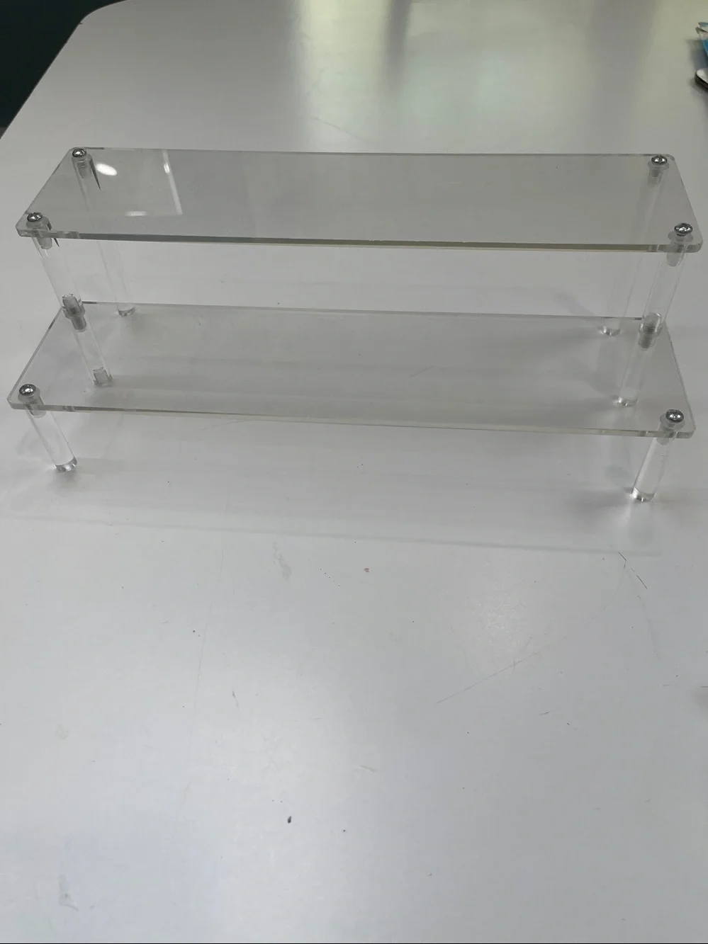 Acrylic shelf 2 Tier for display