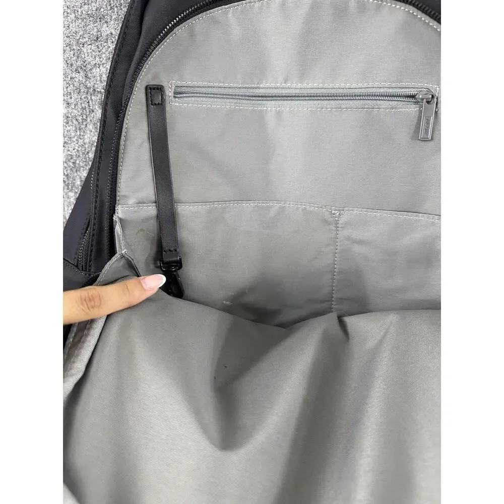 Away Daypack Minimalist Nylon Laptop Travel Backpack Black Work Office College