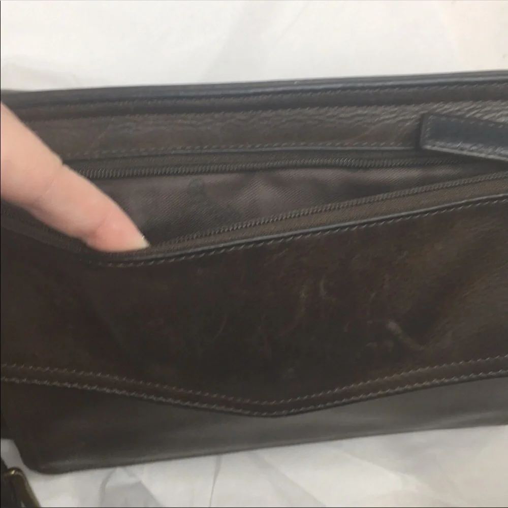 Fossil leather Briefcase/Shoulder bag