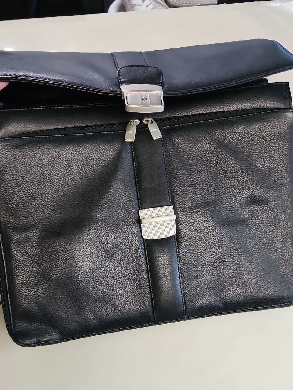 Pelle Studio structured leather