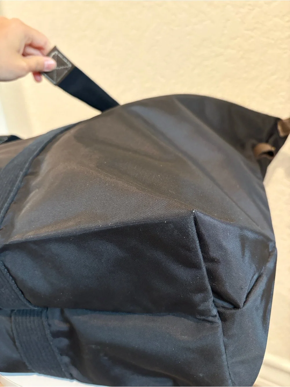 Dunhill Black Unisex Weekend Travel Tote Bag