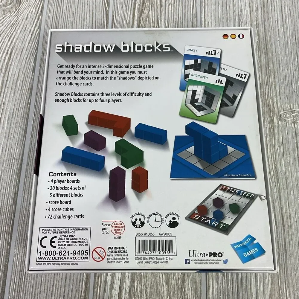 Norsker Puzzles shadow blocks