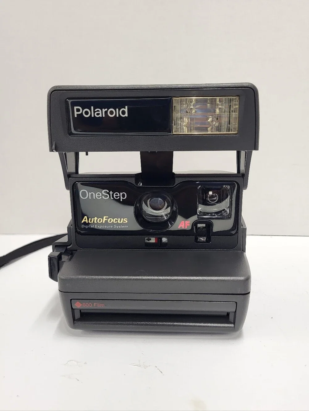 Vintage Polaroid One Step AutoFocus Instant Film Camera With Lanyard UNTESTED