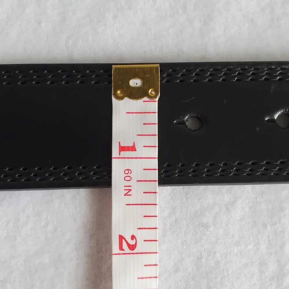 Carhartt Men's Scratchless Black Leather Belt 36W Workwear Classic Dressy NEW