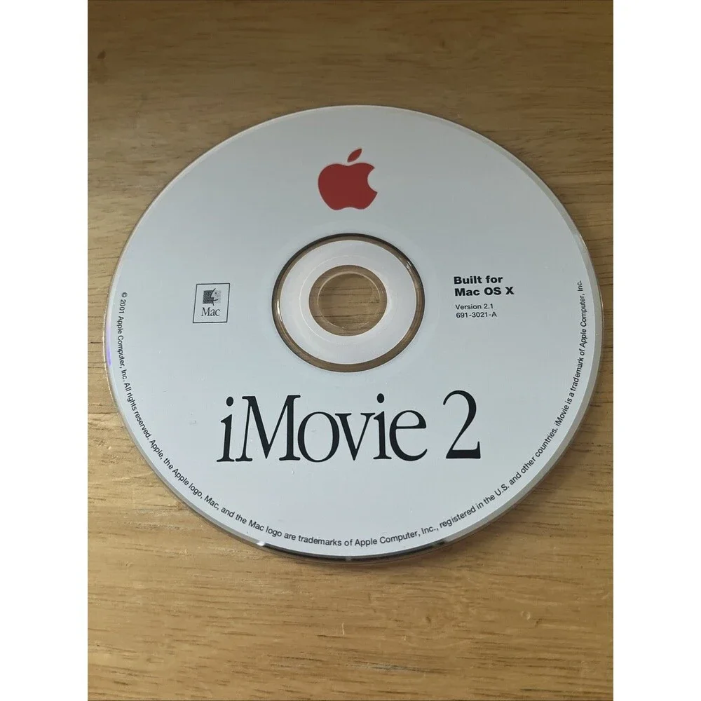 iMovie2 for OS X (CD only) Version 2.1 691-3021-A