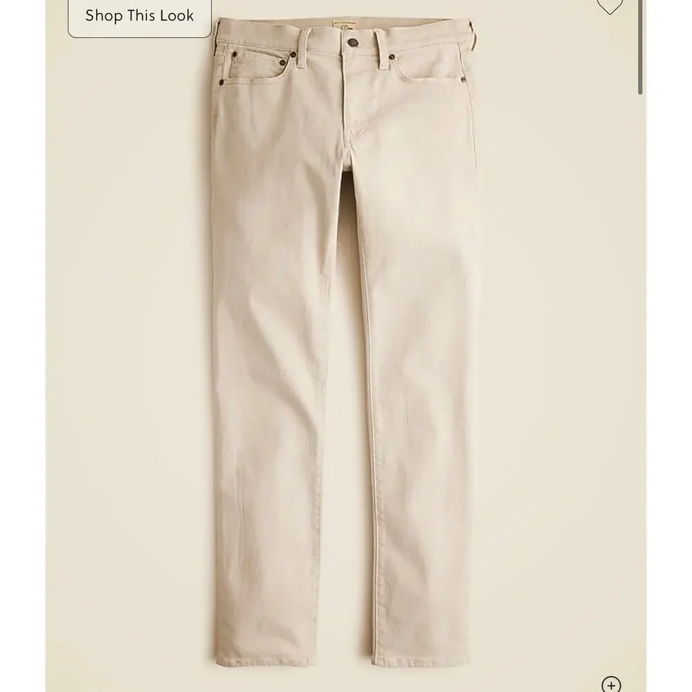 J. Crew 484 Slim-fit Bergen five-pocket pant in Black size 35/32