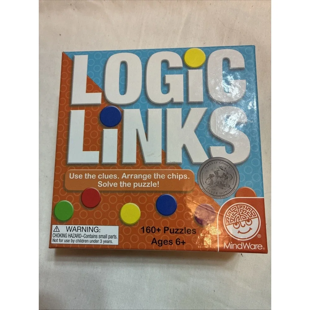 Logic Links Puzzle Game Strategy Brainteaser▪︎ Mindware Open Box New