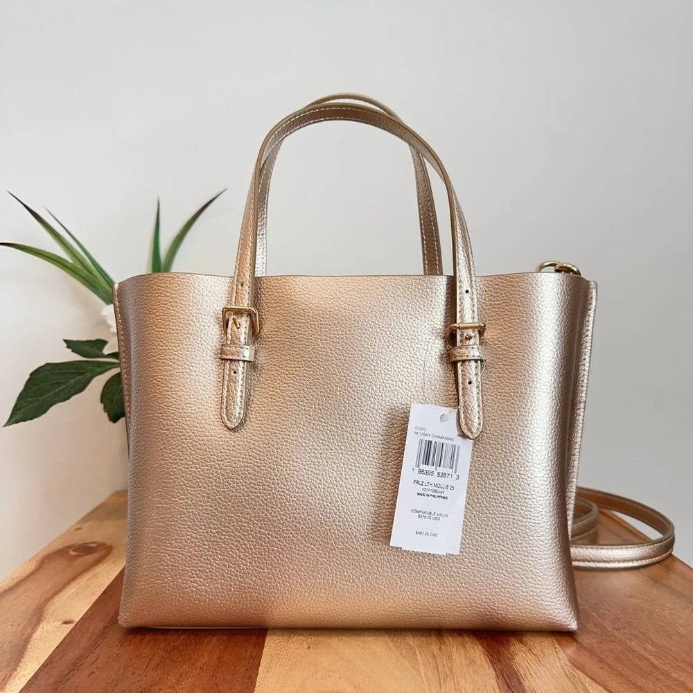 NWT Coach Mollie Tote Bag 25‎