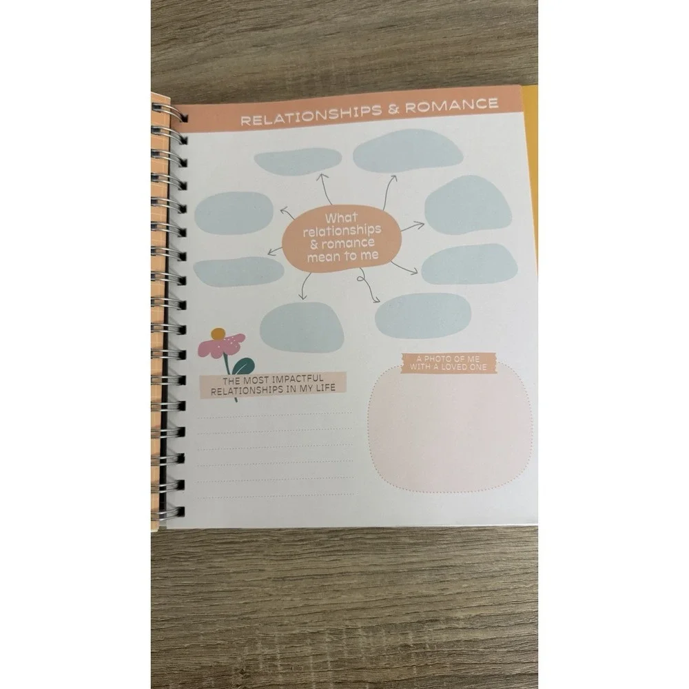 Studio Oh! Vision Board‎ Journal 7x8 Guided Workbook 128 Pages Spiral Hardcover