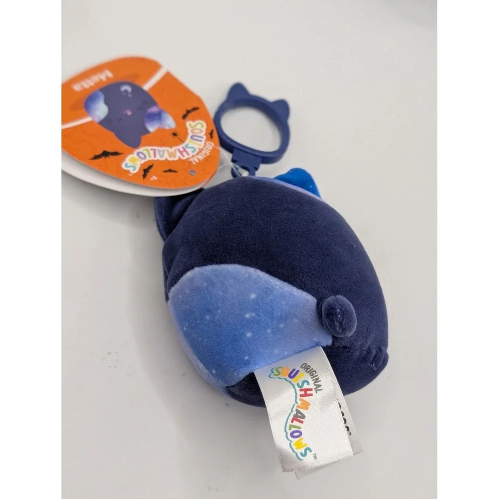 Squishmallows 3.5 Inch Metta the Galaxy Cat Plush Clip On Halloween‎ 2023 NWT