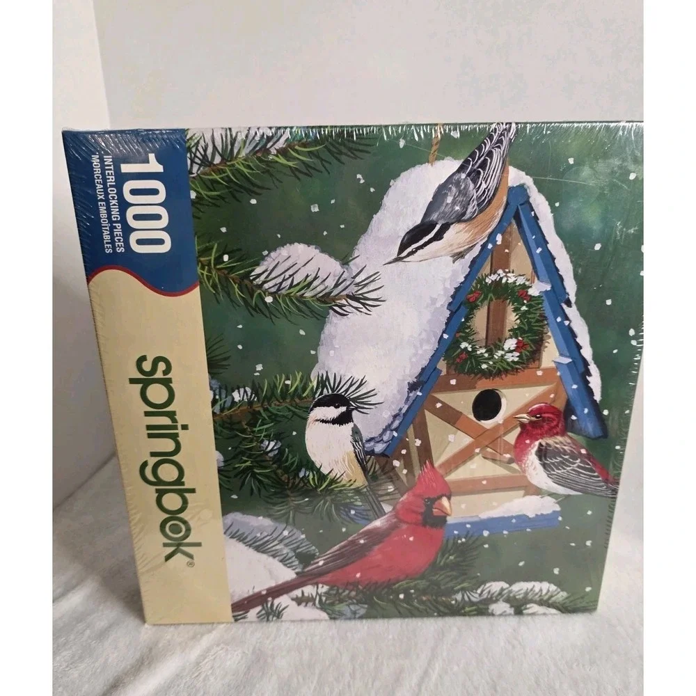 Springbok Winter Cottage 1000 Piece Puzzle Brand‎ New Sealed SEE DESCRIPTION
