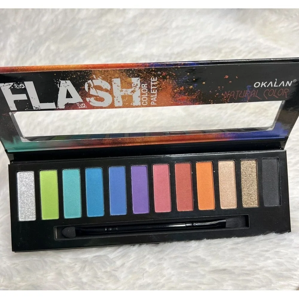 OKALAN FLASH‎ COLOR PALETTE 12 Color Eyeshadow Palette