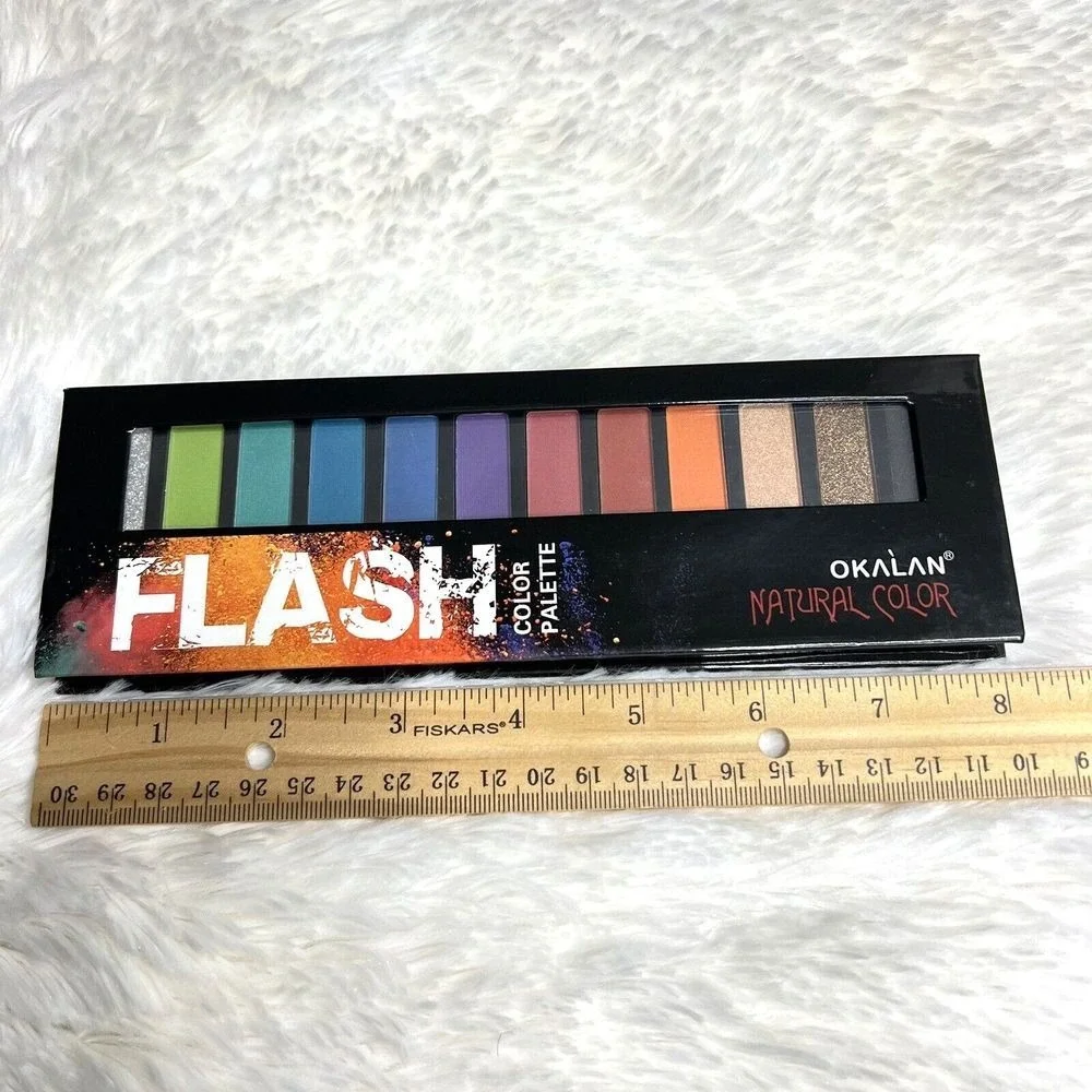 OKALAN FLASH‎ COLOR PALETTE 12 Color Eyeshadow Palette