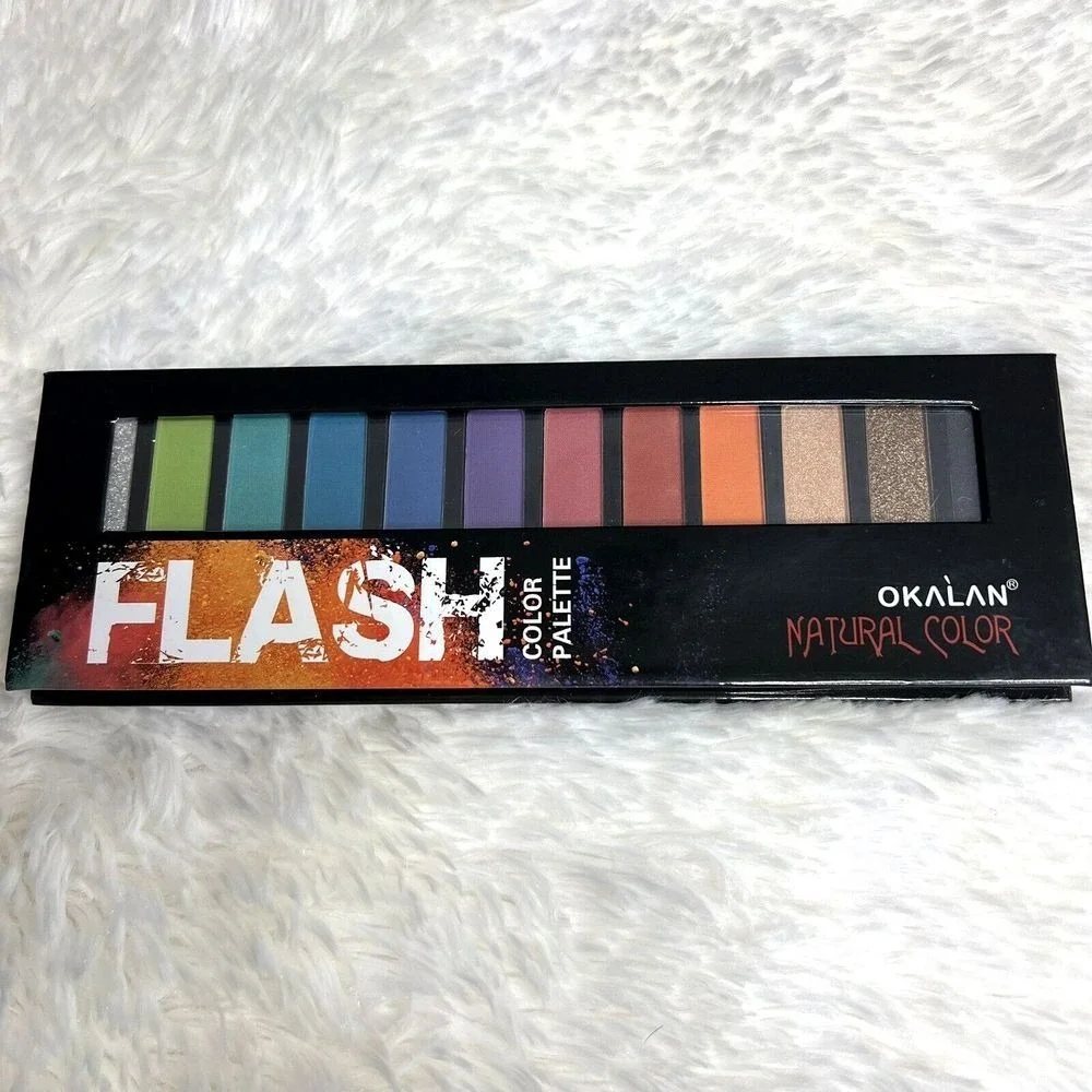 OKALAN FLASH‎ COLOR PALETTE 12 Color Eyeshadow Palette